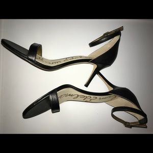 Sam Edelman black strap heels